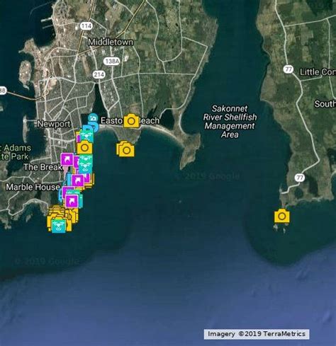 Annotated Map of Newport Cliff Walk as of 7/27/2015 Applicable ...