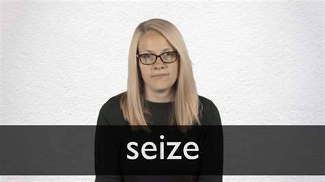 How to pronounce SEIZE in British English - YouTube