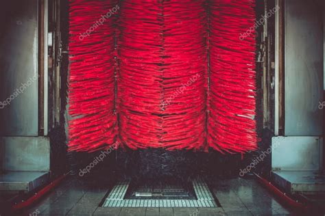 Spinning Car Wash Brushes — Stock Photo © welcomia #117712796