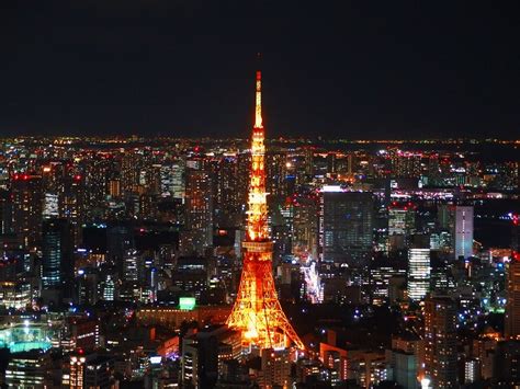 Tokyo Tower - the most iconic sight of the Tokyo skyline