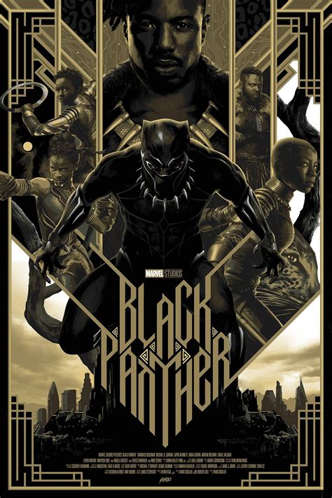 Black Panther | Panthère noire, Films marvel, Affiches graphiques