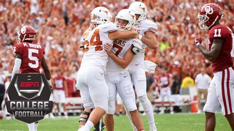 No. 19 Texas beats No. 7 Oklahoma on last-minute field goal | CFB ...