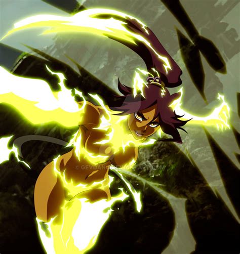 Yoruichi thunder god by GEVDANO on DeviantArt