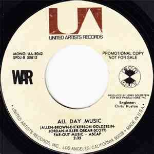 War - All Day Music album flac download