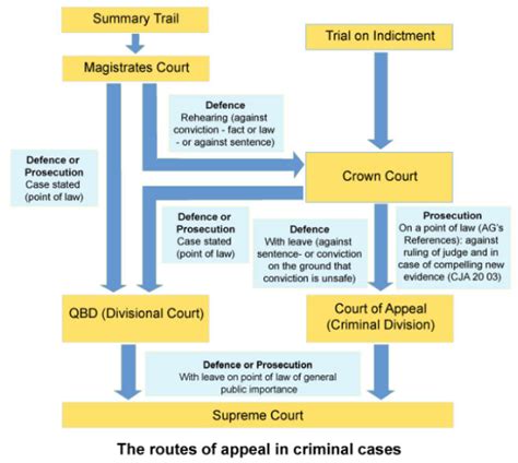 Criminal routes of appeal Diagram | Quizlet