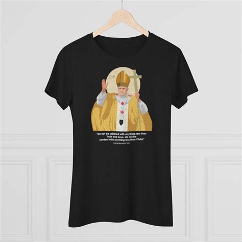 Women's Pope Benedict XVI Premium T-shirt - Etsy