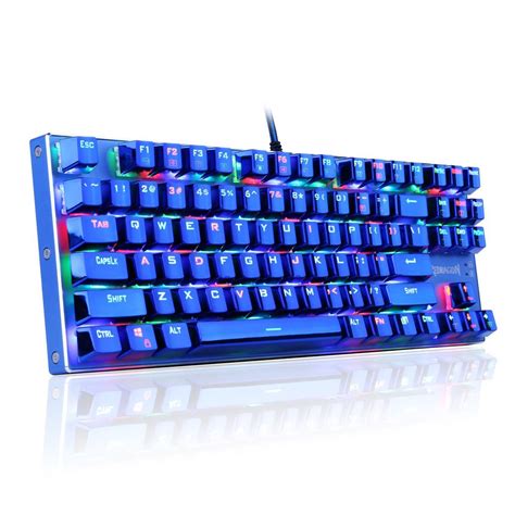 Official Redragon K566B TVASTAR 87 Keys RGB CIY Switches Mechanical Keyboard | Shopee Malaysia