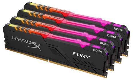 HyperX anuncia sus módulos de memoria RAM FURY DDR4 RGB