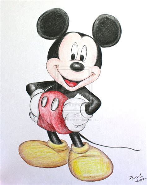 Mickey Mouse (Color) by linus108Nicole on DeviantArt | Mickey mouse ...