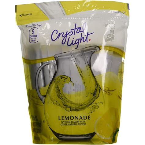 Crystal Light Lemonade 16 Pitcher Packs - 8.6 Ounce - Walmart.com ...