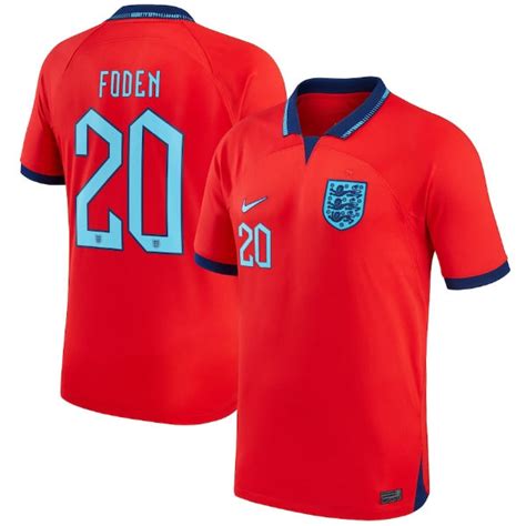 World Cup 2022 England Soccer Jersey Away Soccer Shirts FODEN | Soccer777