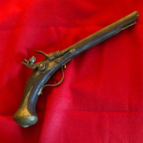 Antique Flintlock Pistol Paper Replica | Etsy