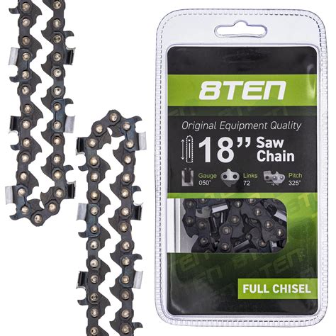 8TEN Chainsaw Chain 18 inch .325 Pitch for Husqvarna 345 350 340 ...