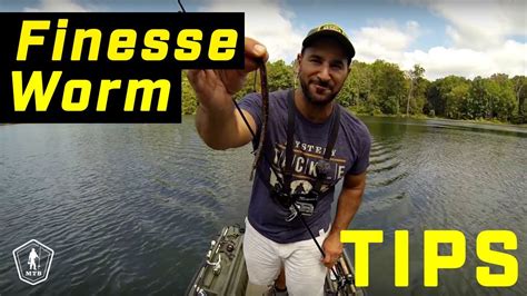 Finesse Worm Fishing Tips For Tough Conditions - YouTube