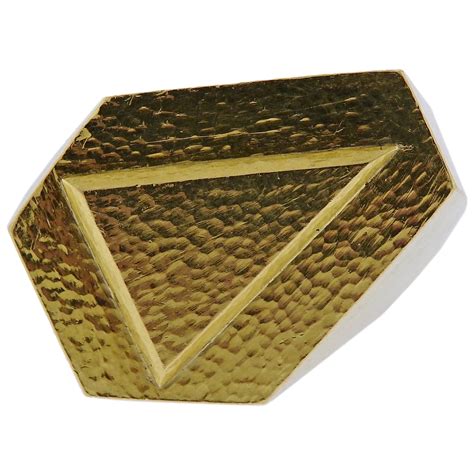 DAVID WEBB Heavy Gold Ring at 1stDibs