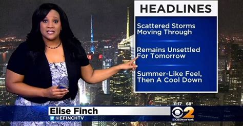 What Happened To CBS New York Meteorologist Elise Finch? Who Was Elise Finch Married To?