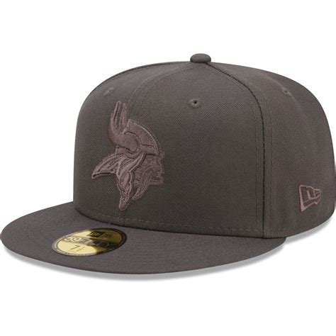 New Era Minnesota Vikings Graphite Color Pack 59FIFTY Fitted Hat