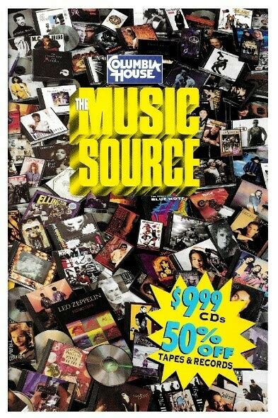 Columbia House / The Music Source | Catalog | 1992