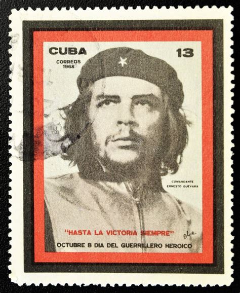 Vintage Cuba Postage Stamp Che Guevara Editorial Stock Image - Image of ...