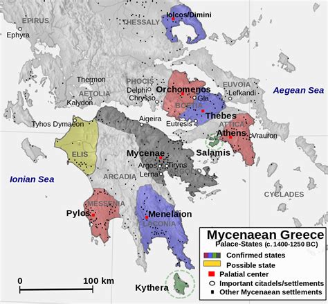 Reconstruction of the political landscape in c. 1400-1250 BC mainland southern Greece | Ancient ...