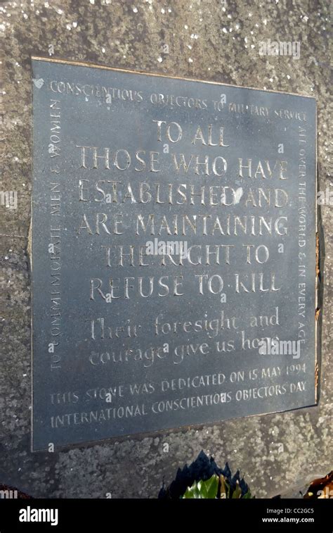 conscientious objectors memorial in tavistock square, london, england ...