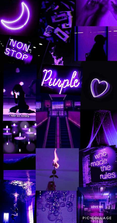 Iphone Neon Purple Aesthetic Wallpaper Baddie