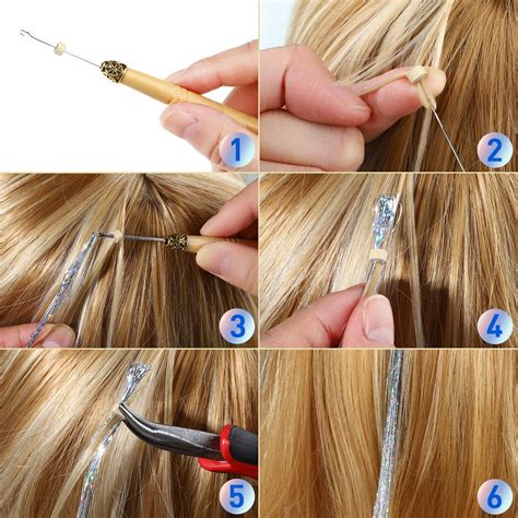 How to Remove Hair Tinsel With Beads - Beaded Design