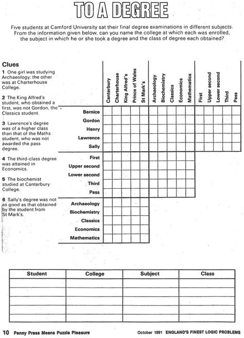 logic puzzle printable - Google Search | Math logic puzzles, Maths ...