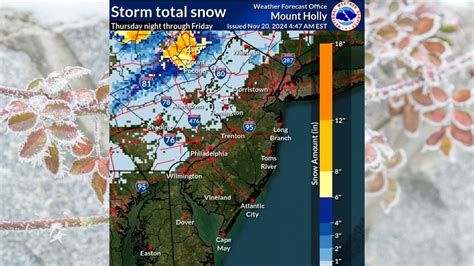 N.J. weather: Light snow expected for part of state after rounds of ...