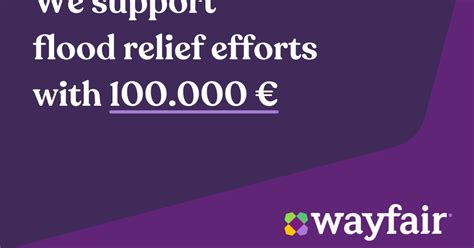 Wayfair Contributes 100.000 € to Aktion Deutschland Hilft to Support Flood Relief Efforts in Germany