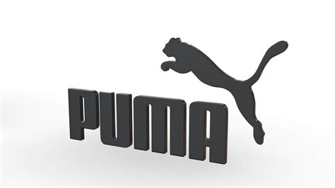 Puma Logo - 3D Print Model by 3d_logoman