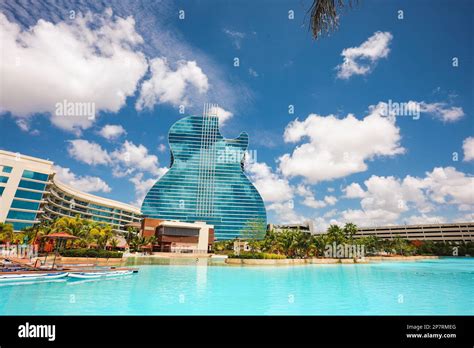 Hard Rock Guitar Hotel in Hollywood, Florida Stock Photo - Alamy