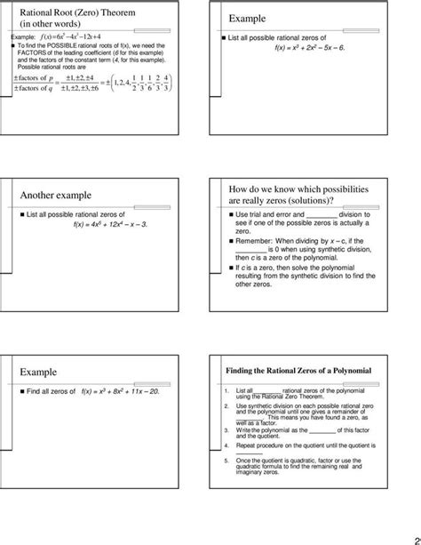 30++ Rational Root Theorem Worksheet – Worksheets Decoomo