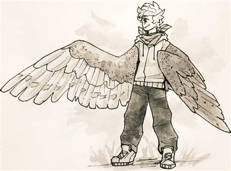 Day 18: Avian humanoid | Art Amino