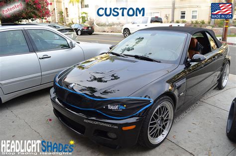 BMW 3-Series CUSTOM Headlight Shades | E46 M3 330Ci 325Ci 325i 328i ...