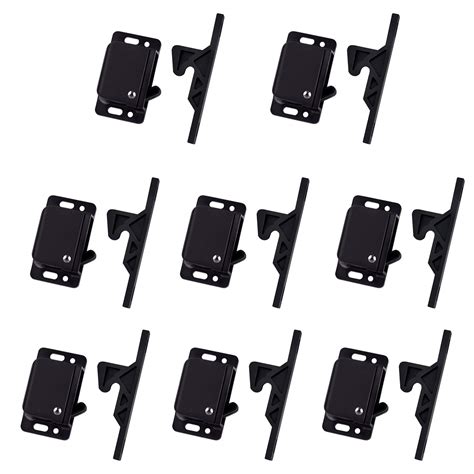 8 Pack Cabinet Door Latch/RV Drawer Latches, 8 Pull Force Latch, Holder ...