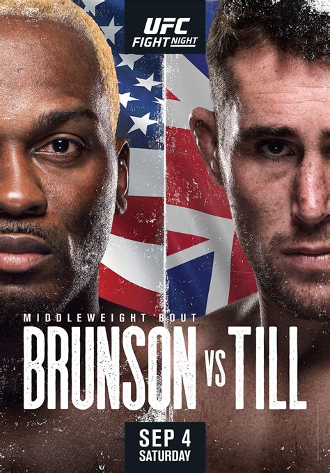 UFC Fight Night - Brunson vs Till - 04.09.2021 - www.fightevents.de