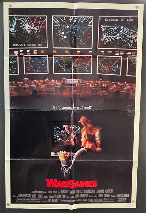 War Games (1983) – Original One Sheet Movie Poster - Hollywood Movie ...