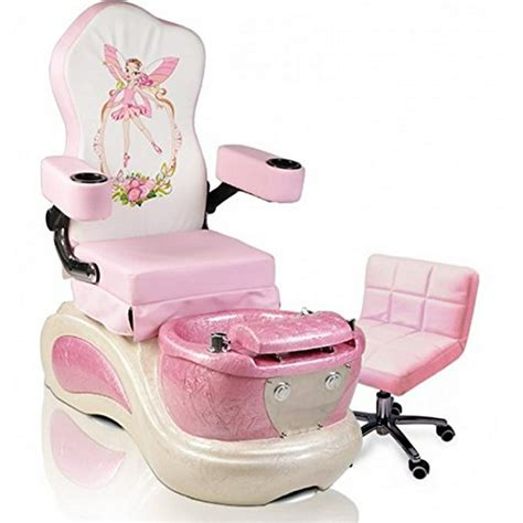 Kids Pedicure Chair PINK PIXIE Childs Pedicure Spa Nail Salon Furniture ...