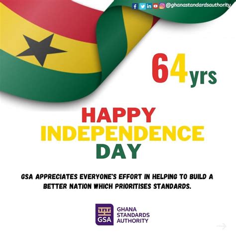 Happy Independence Day Ghana – Ghana Standards Authority