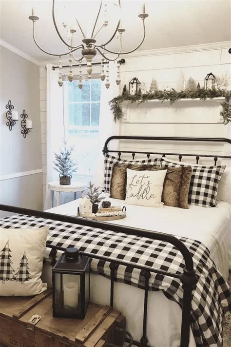 35 Most Cozy Farmhouse Bedroom Design Ideas You Must Try | Country ...