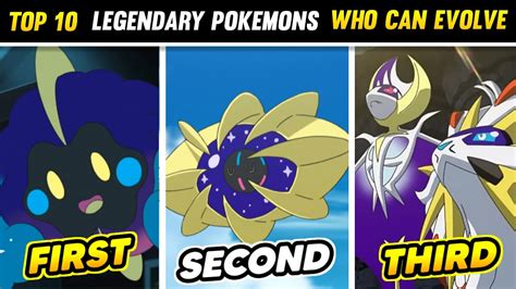 Top 10 Legendary Pokemon Who Can Evolve | Legendary Pokemon Who have ...