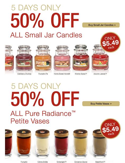 Yankee Candle Sale: Small jars & Petite Vases $5.49 (50% savings) - al.com