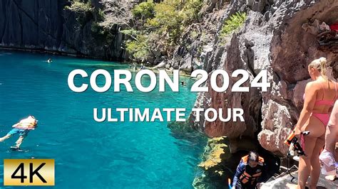 CORON 2024 ULTIMATE TOUR |4k| Hopping Tour & Night Walking in Palawan ...