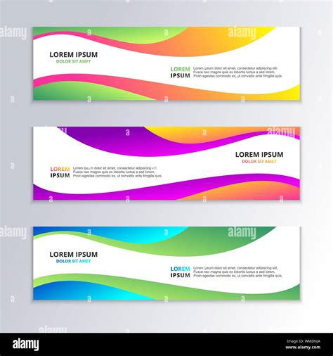 Business Banner Template, Gradient Color, Modern Layout, web header ...