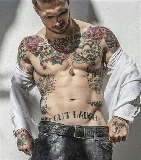 Alex Minsky | Cool chest tattoos, Chest tattoo men, Lower stomach tattoos