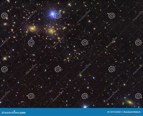 IC3949 Deep Field of Galaxies Stock Photo - Image of night, deep: 39153250