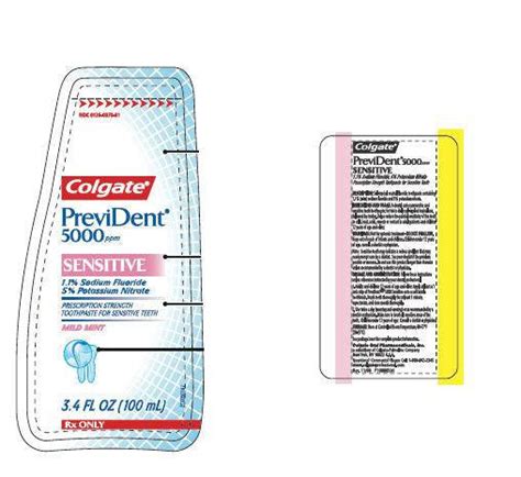 Prevident 5000 Sensitive Toothpaste - Colgate Pharmaceuticals — Mountainside Medical Equipment