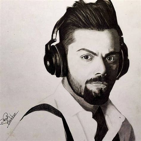 Virat Kohli Drawing by Manikanth Tekkur - Pixels