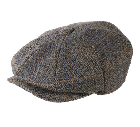 Peaky Blinders - Tweed Wool Highland Heather Newsboy Cap